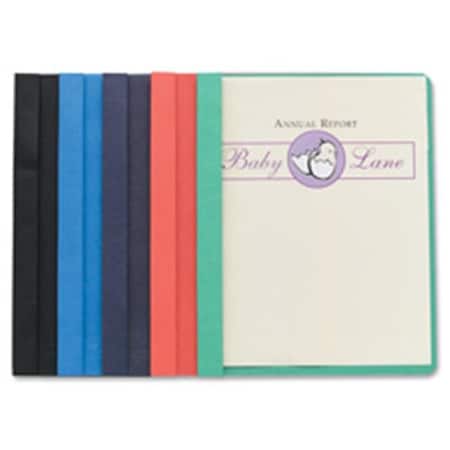 Davenport Report Cover; Clear Front; Ltr; .5 in. -100 Sht Cap; 25-BX; DBE DA861584